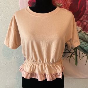3/$15 Very J Peplum Tee